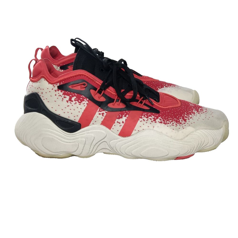 adidas NBA Trae Young 3 Shoes Men’s Size 13 Sneakers Red Black